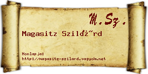 Magasitz Szilárd névjegykártya
